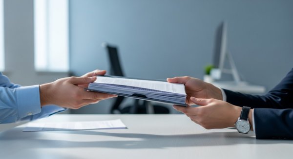 Document handoff in office