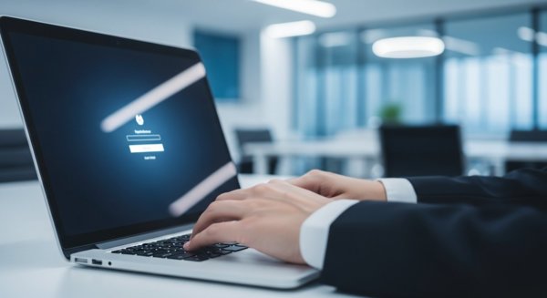 Logging into employee portal